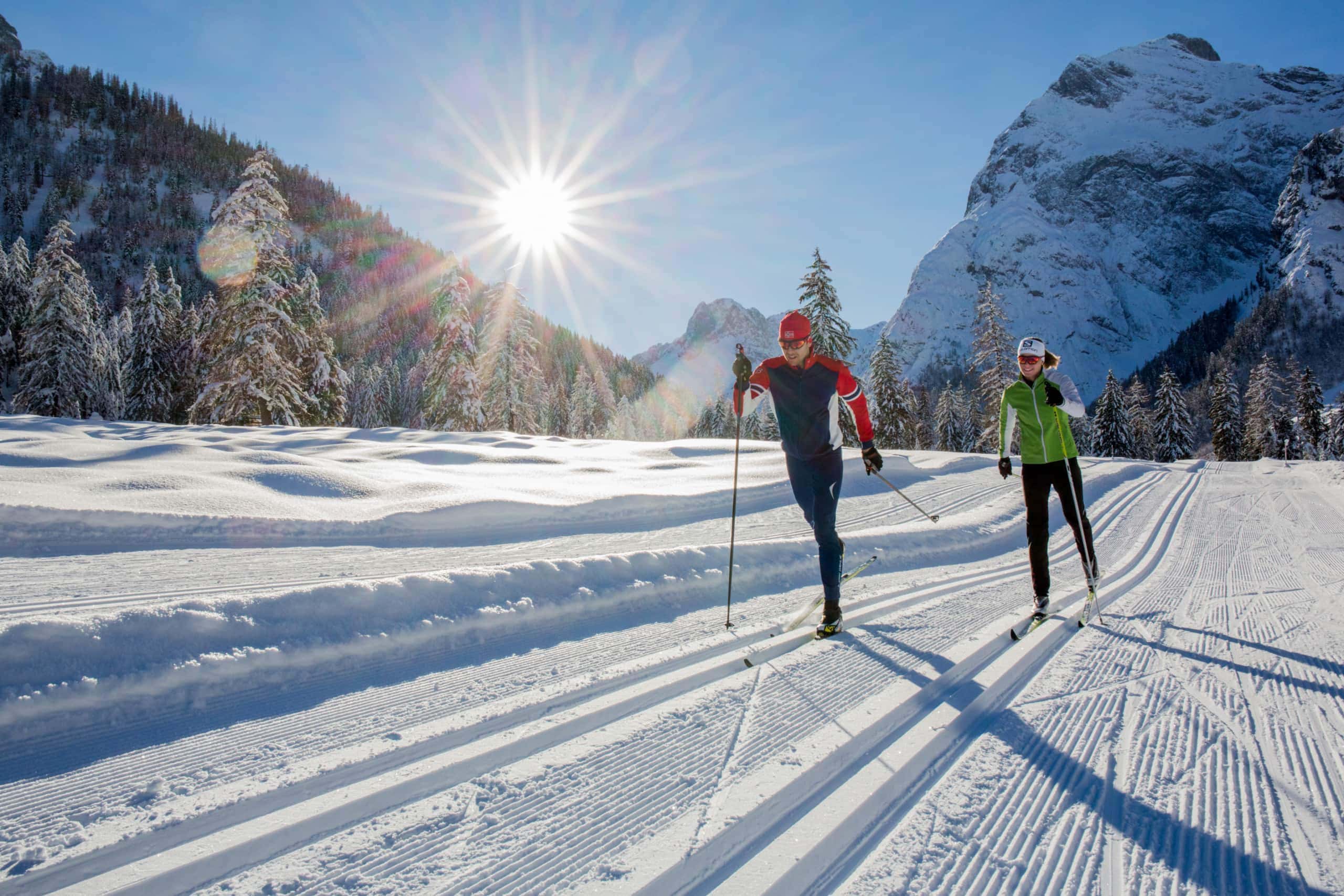 Winterurlaub 2 achensee langlaufen 1