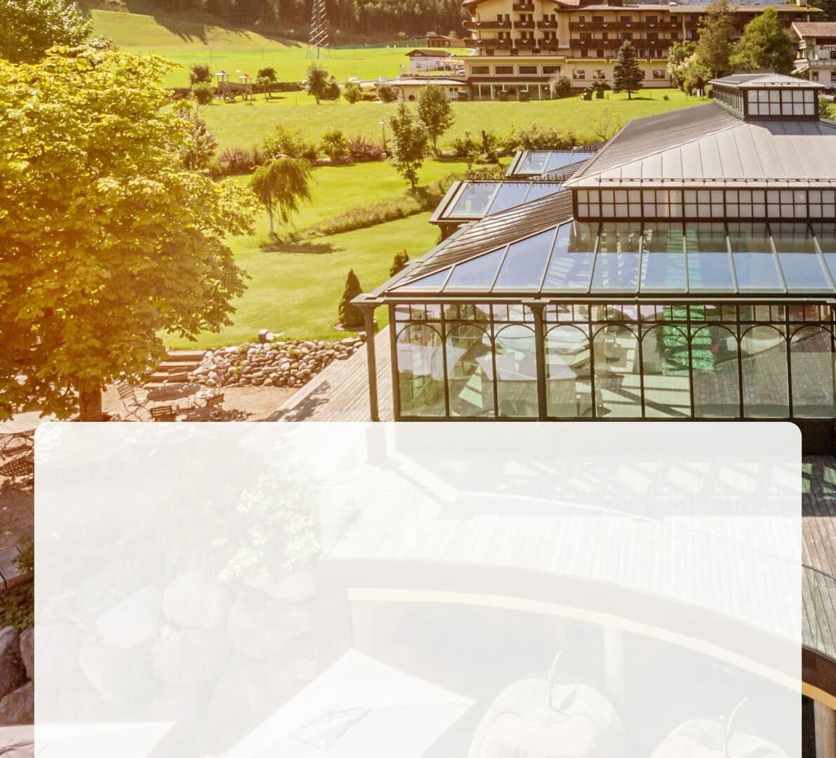 Hotel Wiesenhof mit Bergblick und Garten