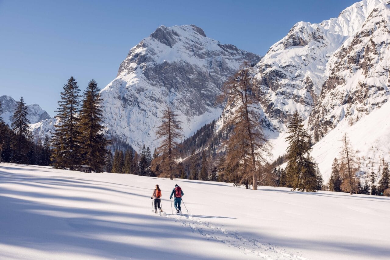 Schneeschuhwandern Achensee Winter 2